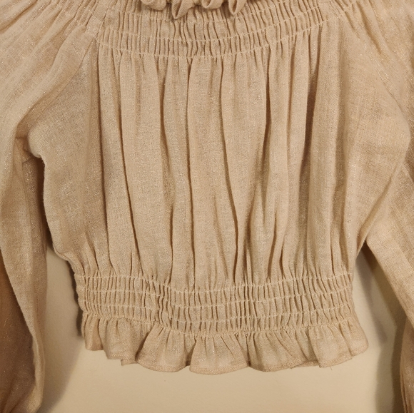 Show Me Your MuMu Erin Smocky Top NWOT Small - Picture 10 of 10